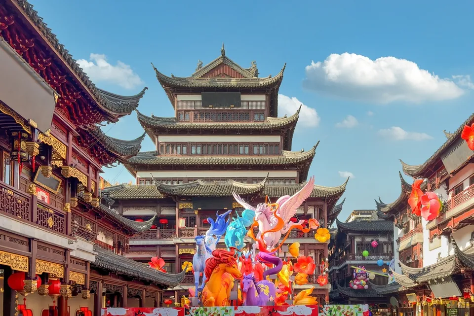 Древняя пагода Шанхая — историческая буддийская архитектура