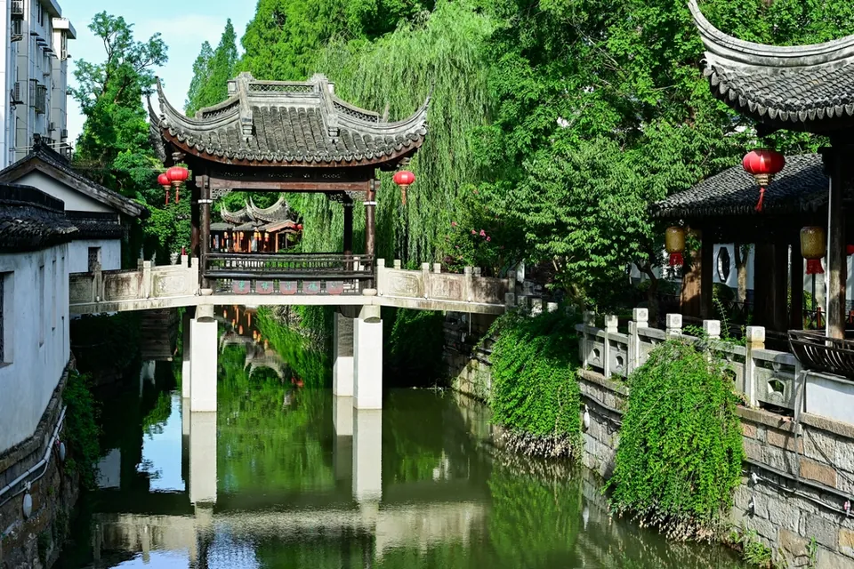 Наньсян — древний водный город в районе Цзядин, Шанхай