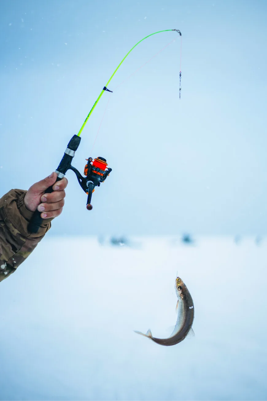 萨哈林小渔翁——全家冰钓体验 — 张照片 03, 阿米斯特短途游