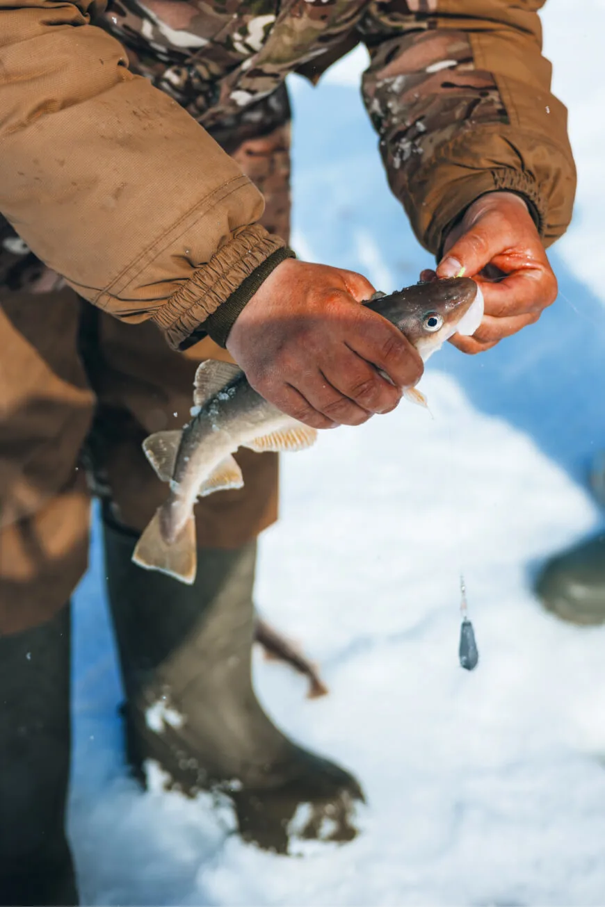 萨哈林小渔翁——全家冰钓体验 — 张照片 04, 阿米斯特短途游