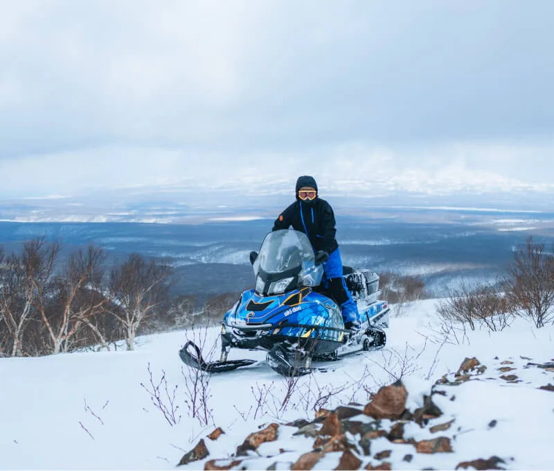 萨哈林岛雪地摩托游览 — 张照片 03, 阿米斯特短途游