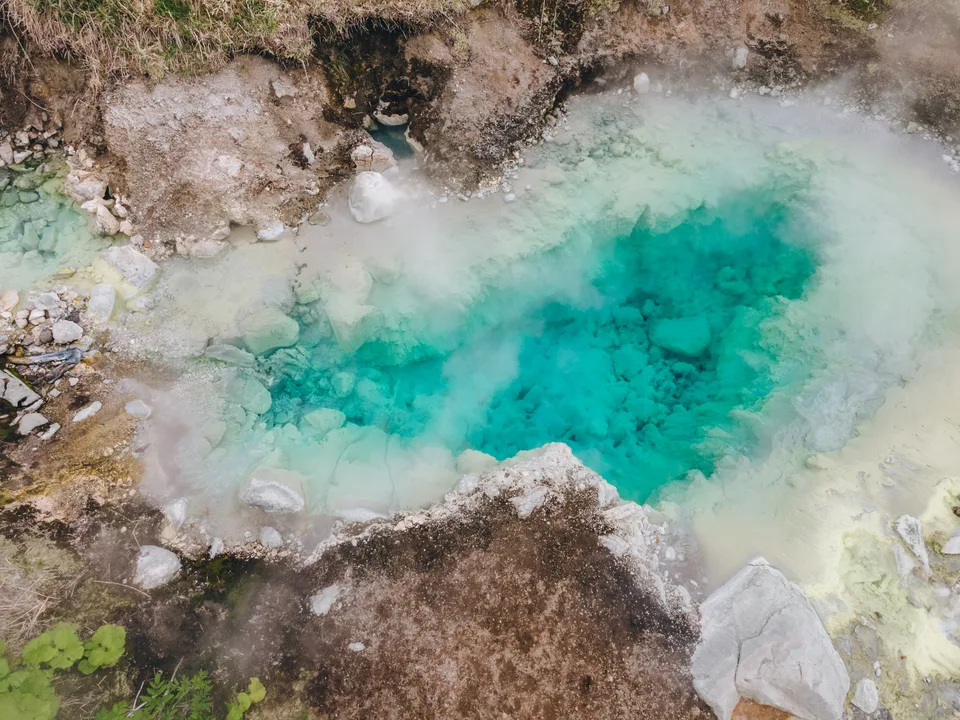 Река Кипящая, вулкан Баранского, Итуруп