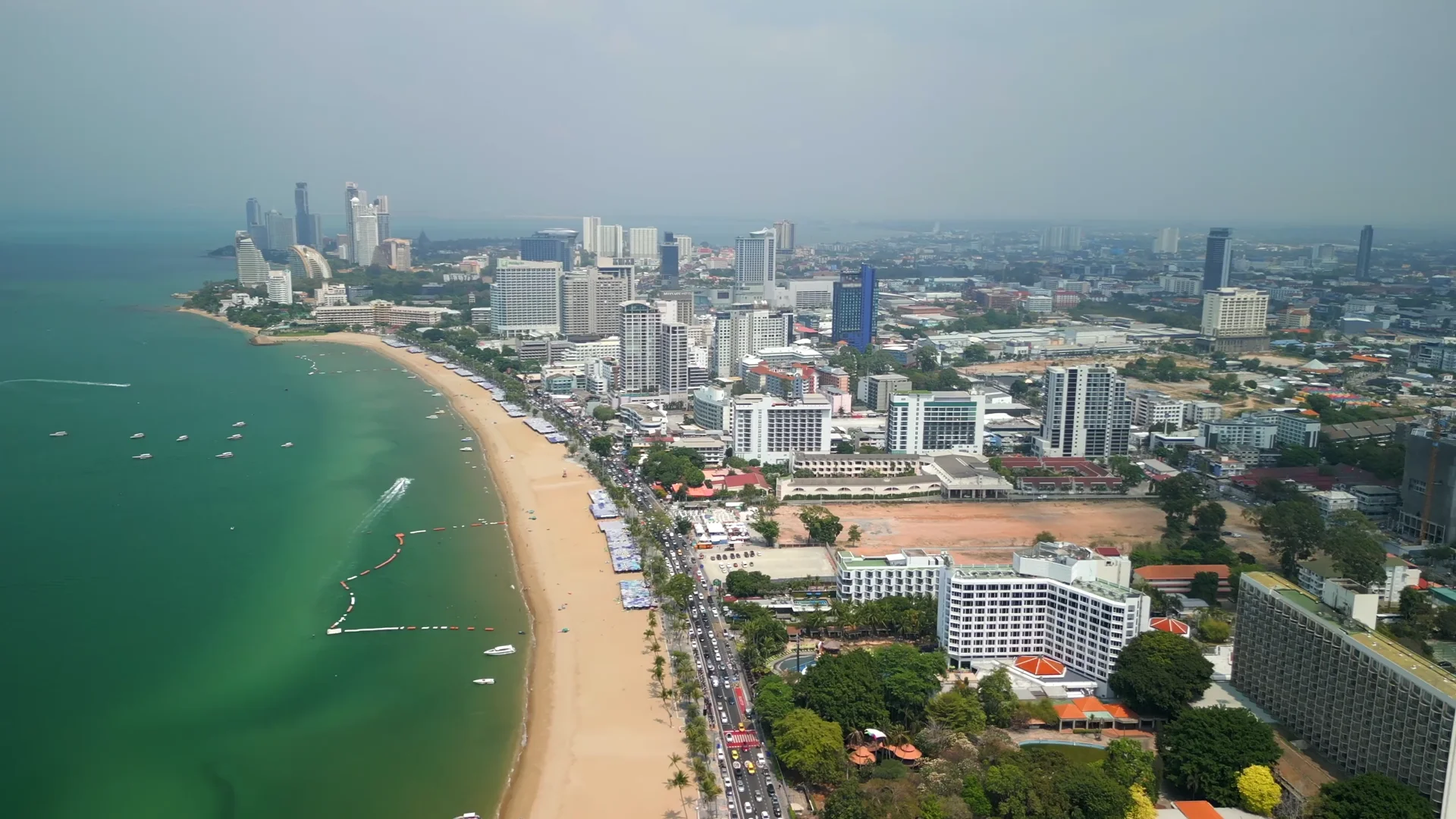 Паттайя — побережье и набережная Сиамского залива, Таиланд