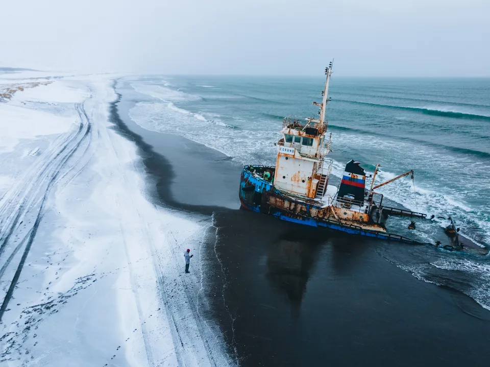 Залив Касатка, Итуруп