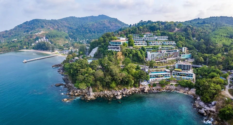 Пляж Патонг с высоты птичьего полёта, Пхукет