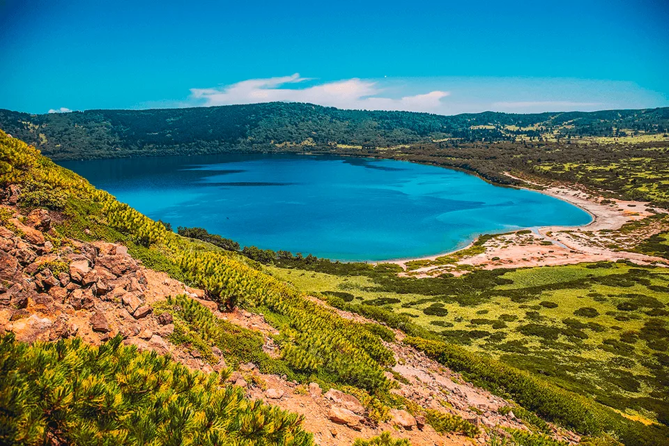 旅游在国后岛 9 天