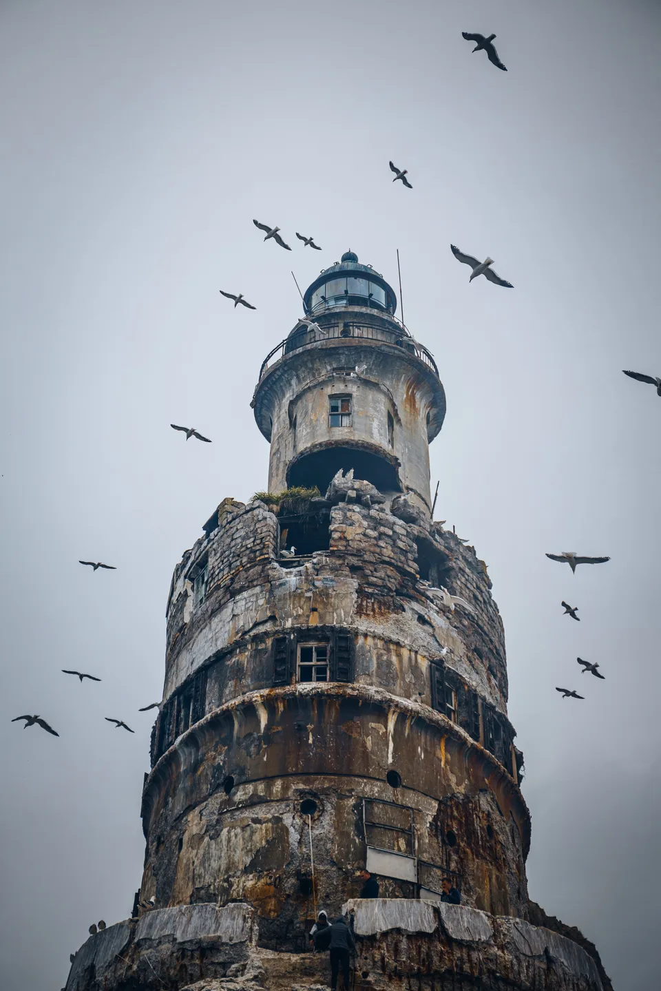 Остров Сахалин маяк Анива